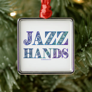 Ornamento De Metal SlipperyJoe's musical da Broadway Jazz Hands queer