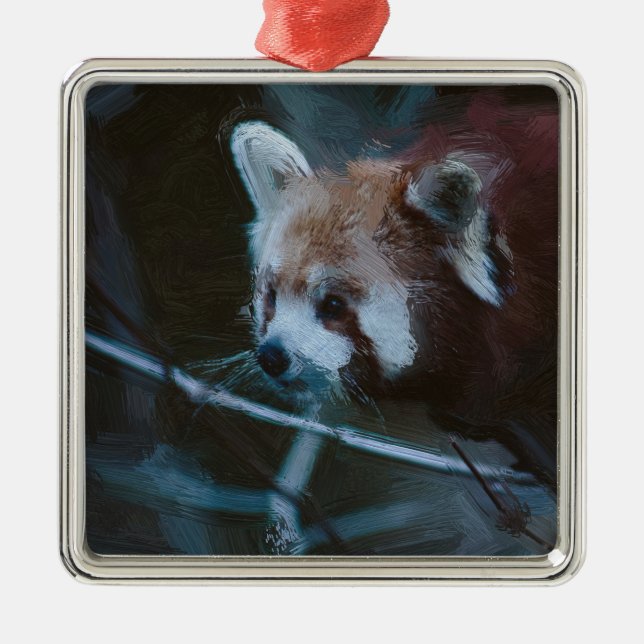 Ornamento De Metal SmartMix Red Panda 1220 (Frente)