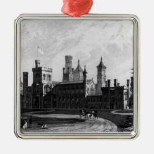 Ornamento De Metal Smithsonian Institution do oeste sul