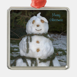 Ornamento De Metal SnowLady Seashell Natal