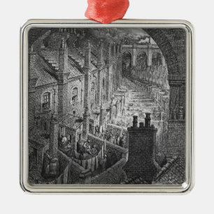 Ornamento De Metal Sobre Londres - pelo trilho