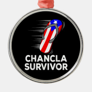 Ornamento De Metal Sobrevivente de Chancla