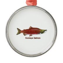 Sockeye Salmon Ornament