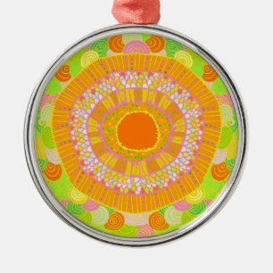 Ornamento De Metal Sol tropical - Sol Arizona
