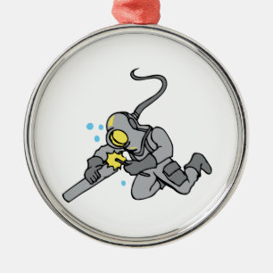 Ornamento De Metal Soldador subaquático