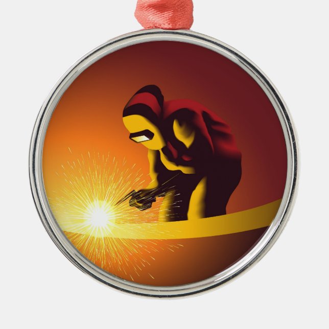 Ornamento De Metal Soldadura (Frente)