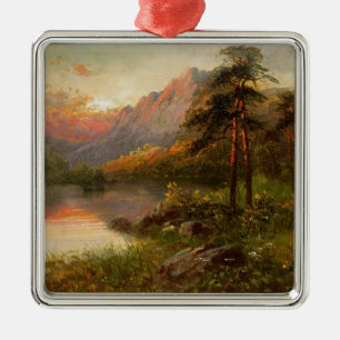 Ornamento De Metal Solidão das montanhas