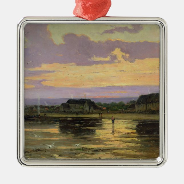 Ornamento De Metal Solidão na noite, Morsalines (Frente)