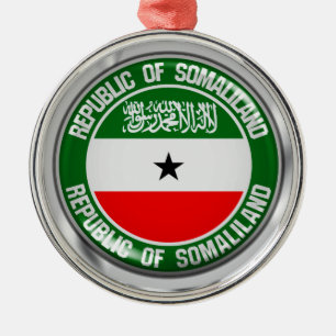 Ornamento De Metal Somaliland Round Emblem