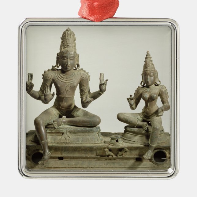 Ornamento De Metal Somaskanda, Chola, Tamil Nadu (bronze) (Frente)