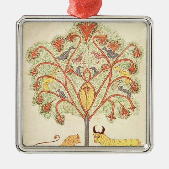 Ornamento De Metal Sonho de Nebuchadnezzar 'da bíblia (Frente)