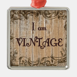 Ornamento De Metal Sou Vintage