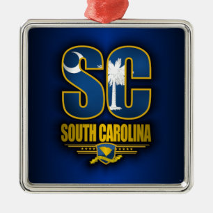 Ornamento De Metal South Carolina (SC)