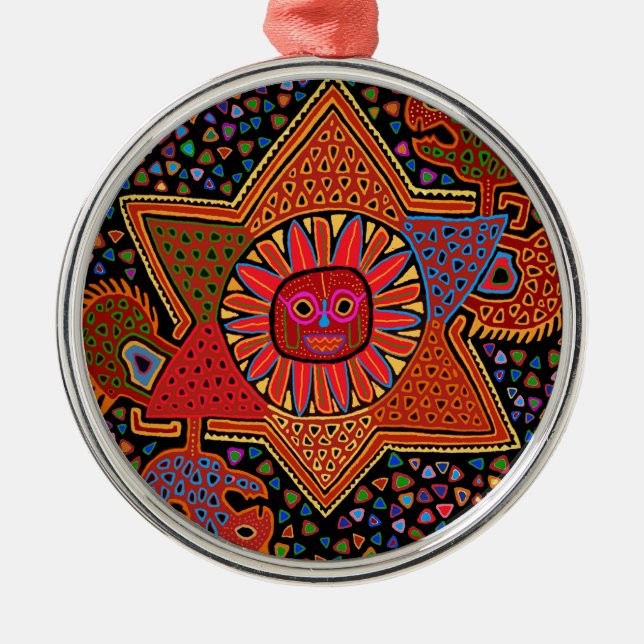 Ornamento De Metal Southwest Del Sol (Frente)