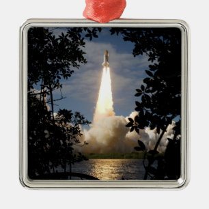 Ornamento De Metal Space Shuttle Atlantis decola 9