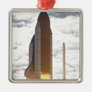 Ornamento De Metal Space Shuttle Atlantis levanta 16