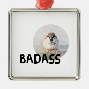 Ornamento De Metal Sparrow - Badass