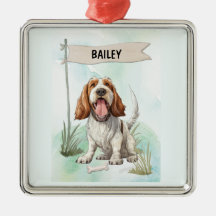 Spinone Italiano Watercolor Personalized Dog