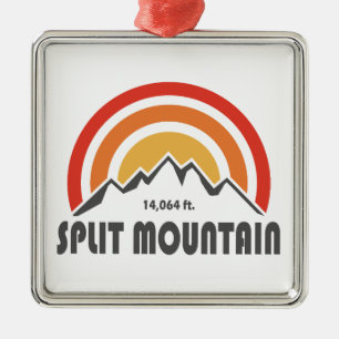 Ornamento De Metal Split Mountain California