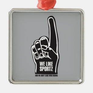Ornamento De Metal Sportz 2