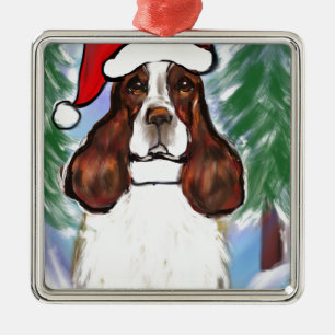 ORNAMENTO DE METAL SPRINGER SPANIEL INGLÊS