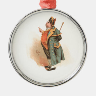 Ornamento De Metal Sr. Bumble de Charles Dickens Oliver Twist do