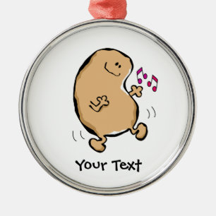 Ornamento De Metal Sr. Humano Feijão Doing Jiggy