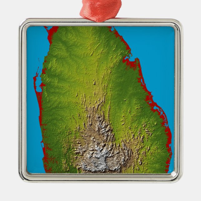 Ornamento De Metal Sri Lanka (Frente)