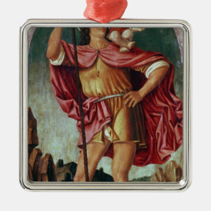 Ornamento De Metal St Christopher