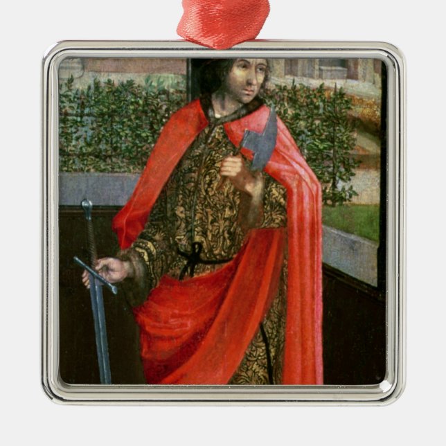 Ornamento De Metal St. Crispin, século XVI (Frente)