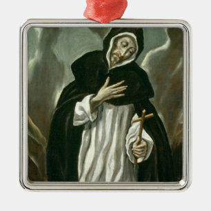 Ornamento De Metal St Dominic de Guzman