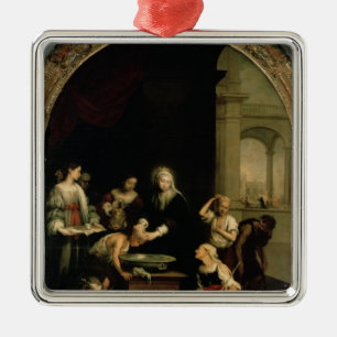 Ornamento De Metal St. Elizabeth de Hungria