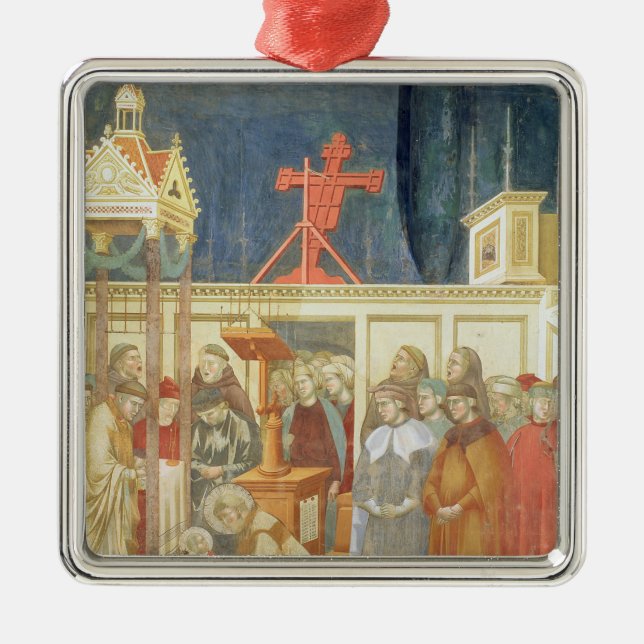 Ornamento De Metal St Francis de Assisi (Frente)