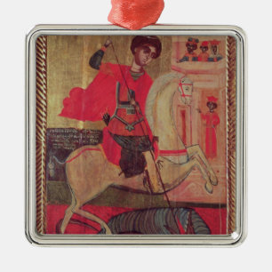 Ornamento De Metal St George e o dragão, 1667