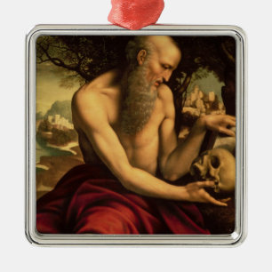Ornamento De Metal St Jerome