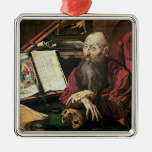 Ornamento De Metal St Jerome, c.1540-50