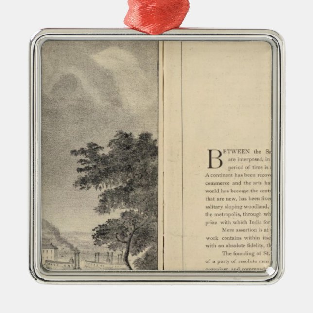 Ornamento De Metal St Louis, 1832 (Frente)