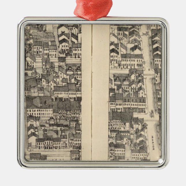 Ornamento De Metal St Louis, Missouri 12 (Frente)