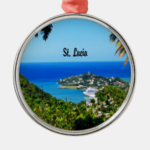 Ornamento De Metal St Lucia