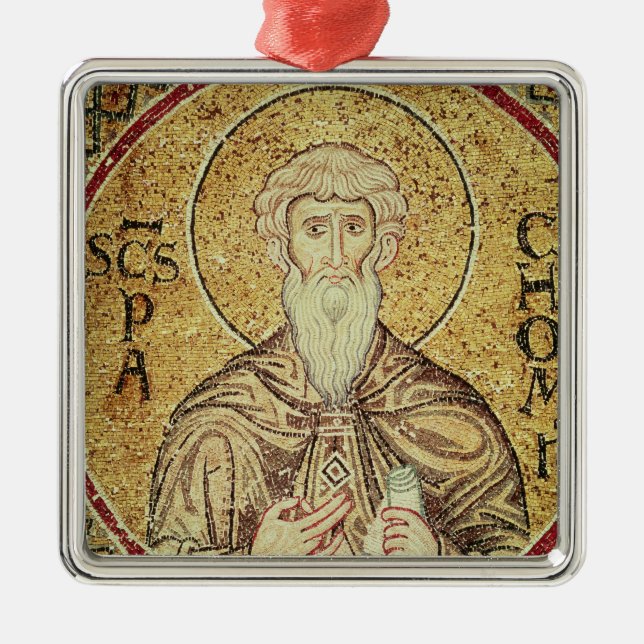Ornamento De Metal St. Pachomius (Frente)