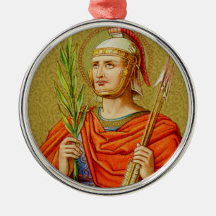 Ornamento De Metal St. Sebastian (SNV 24) Premium Round