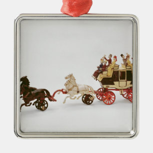 Ornamento De Metal Stagecoach do brinquedo
