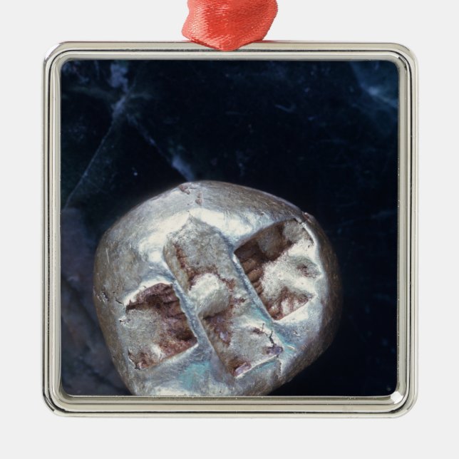 Ornamento De Metal Stater do Electrum, c.600 BC (Frente)