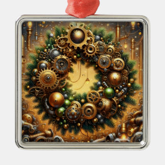 Ornamento De Metal Steampunk Christmas Ornament