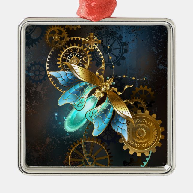 Ornamento De Metal Steampunk Firefly (Frente)