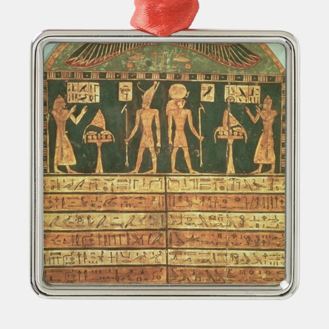 Ornamento De Metal Stele de Horsiese, período atrasado (madeira (Frente)