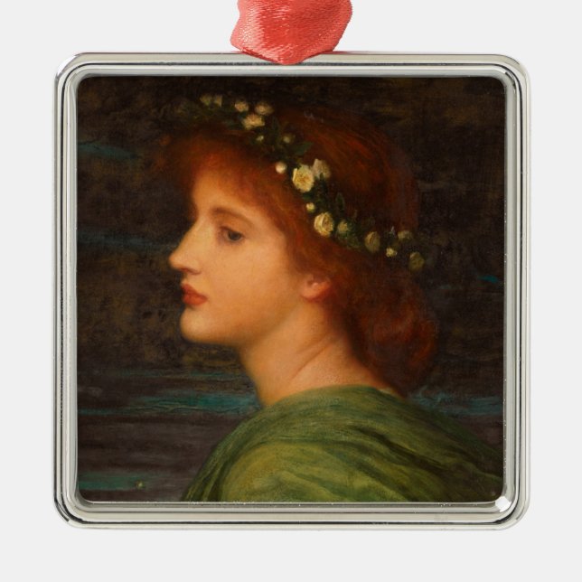 Ornamento De Metal Stella (por Frank Dicksee) (Frente)