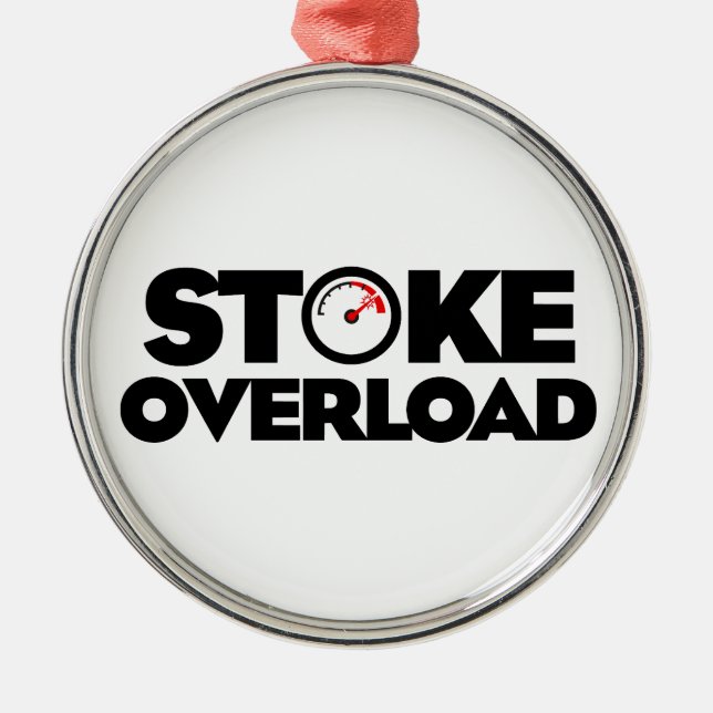 Ornamento De Metal Stoke Overload Meter (Frente)