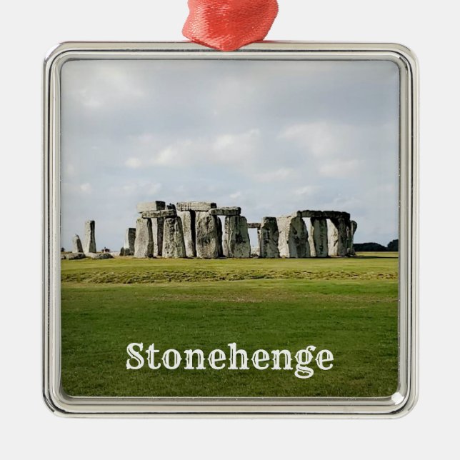 Ornamento De Metal Stonehenge England Souvenir (Frente)