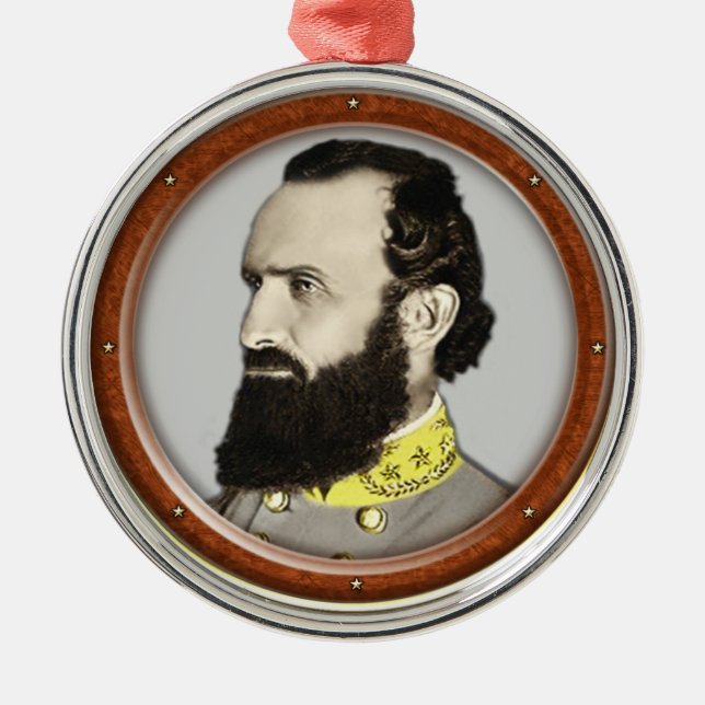 Ornamento De Metal Stonewall Jackson (Frente)